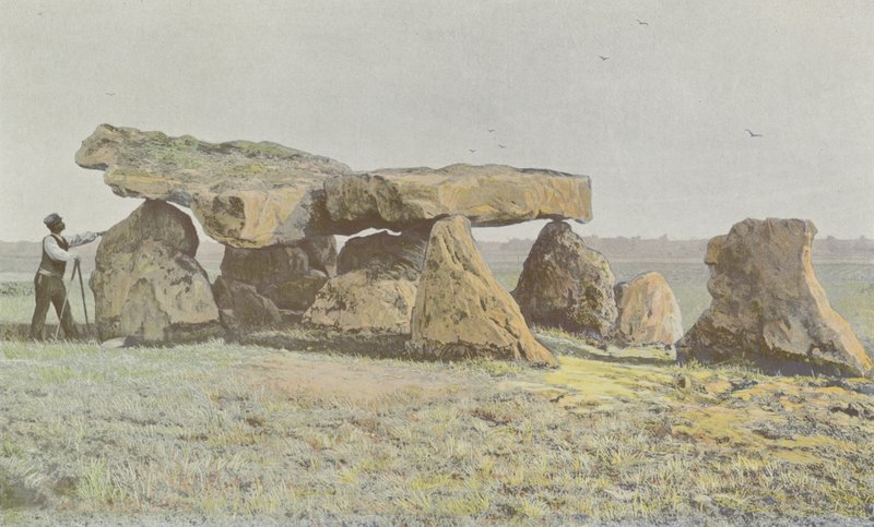 Arcay, Dolmen de Rochebillaude, Costa lateral S de French Photographer
