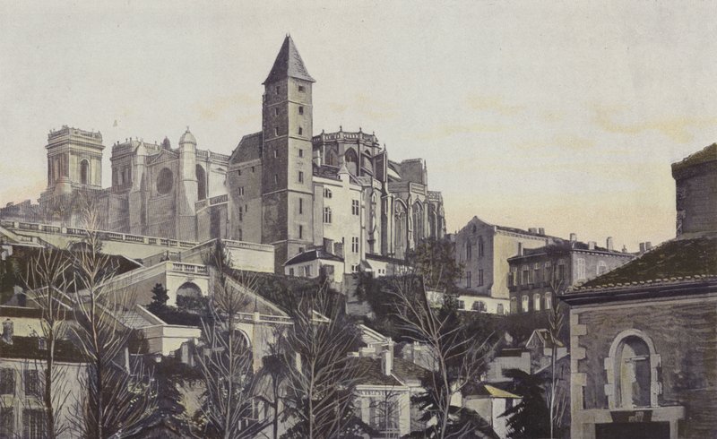 Auch, Catedral, Ensemble SE de French Photographer