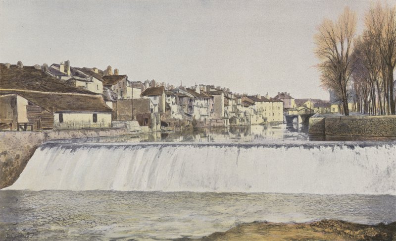 Aurillac, casas antigas à beira do Jordanne de French Photographer