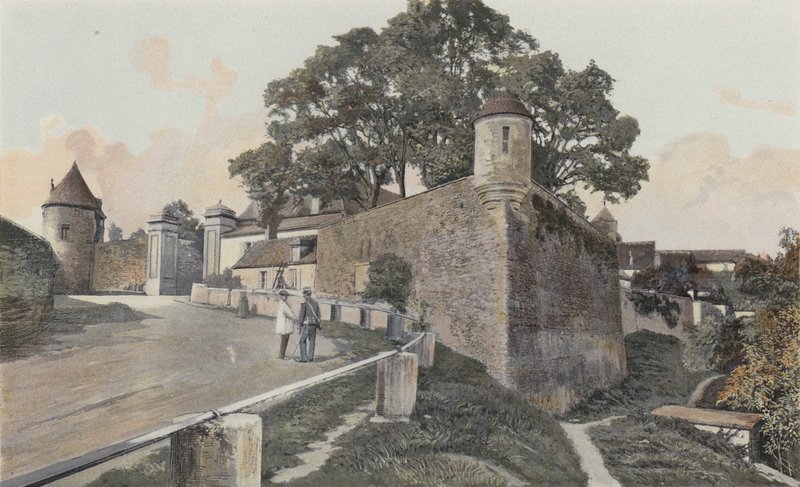 Avallon, antigas fortificações de French Photographer