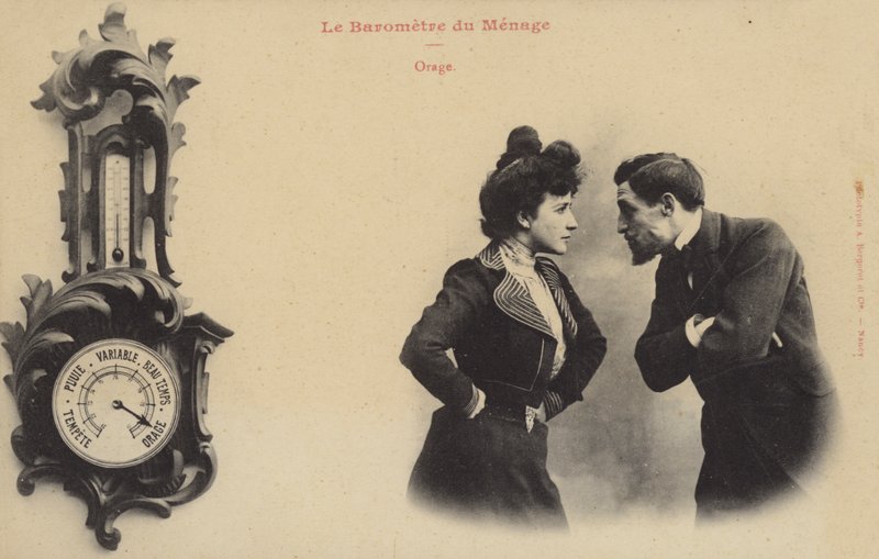 Barómetro de um relacionamento, tempestade de French Photographer