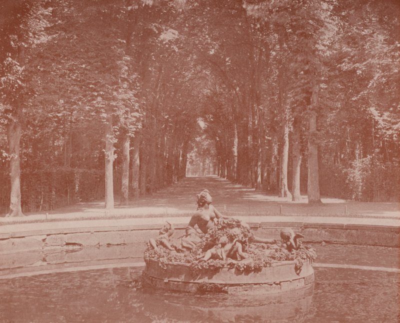 Bacia da Flora, Parque de Versailles (foto a p/b) de French Photographer