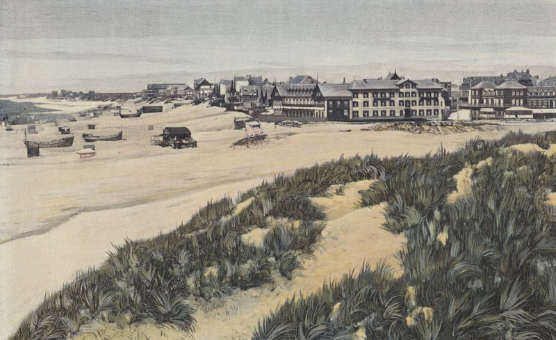 Berck-sur-Mer, Panorama da praia de French Photographer