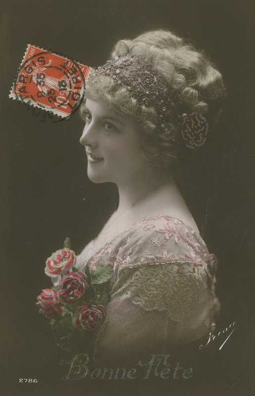 Parabéns. Postal enviado em 1913. de French Photographer