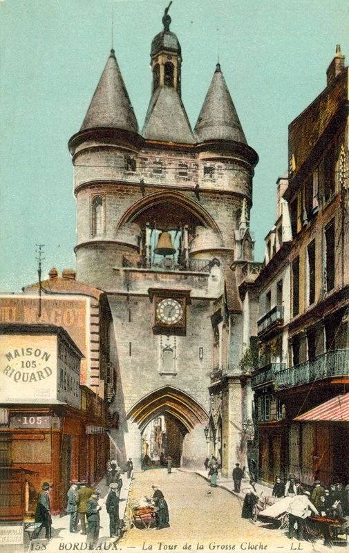 Bordeaux, frança, a, torre, de, a, sino grande de French Photographer