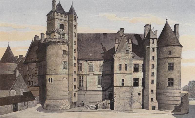 Bourges, Hotel Jacques Coeur, Fachada SO de French Photographer