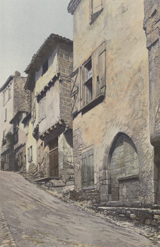 Bruniquel, Main Street de French Photographer