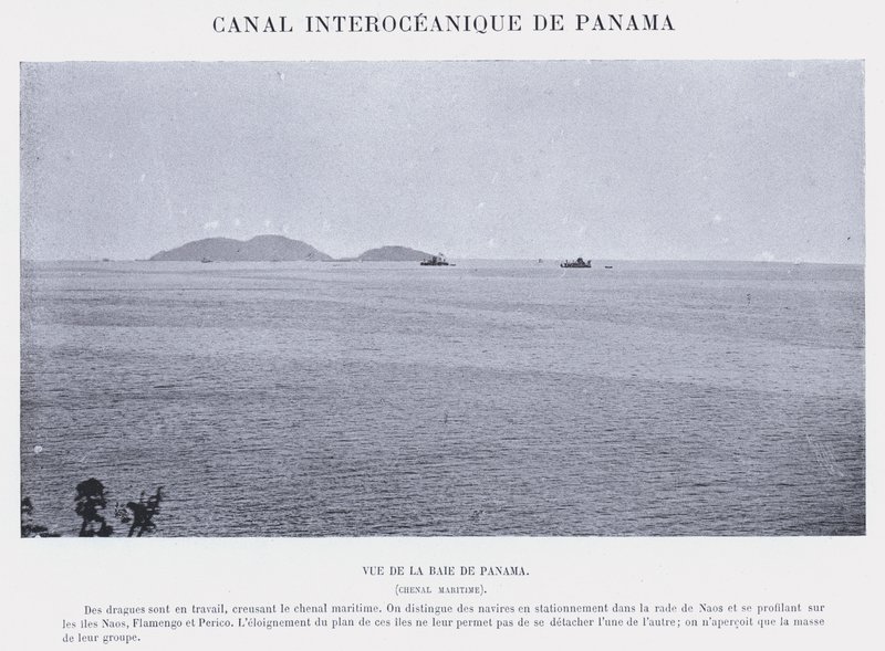 Canal Interoceanique De Panama (foto a p/b) de French Photographer