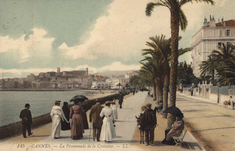Cannes, a, passeio, de, a, Croisette de French Photographer