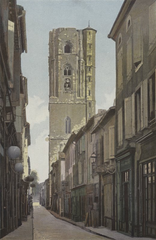 Cidade Baixa de Carcassonne, Igreja de São Vicente, Campanário de French Photographer