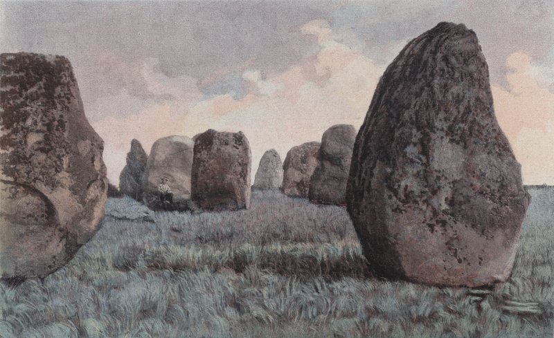 Carnac, alinhamentos de Kermario de French Photographer