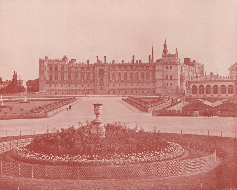 Castelo de Saint Germain, Frente Norte (foto a p/b) de French Photographer