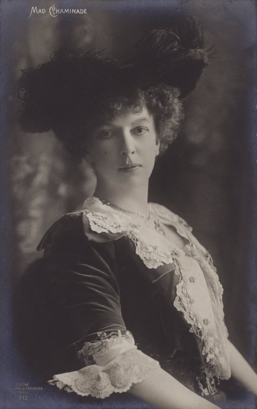 Cecile Chaminade, pianista e compositora francesa de French Photographer