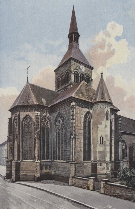 Ceffonds, igreja, abside, Cote N de French Photographer