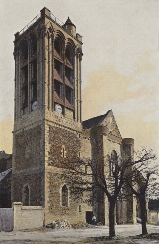 Champeaux, Igreja, Fachada O de French Photographer