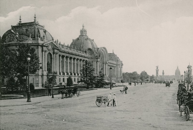 Champs-Elysees, deixe Petit Palais, Champs Elysees, o palácio pequeno (fotografar) de French Photographer