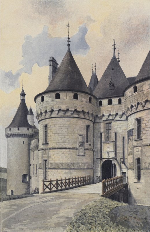 Chaumont-sur-Loire, entrada do castelo de French Photographer