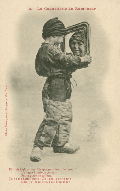 Limpeza de chaminés (foto a p/b) de French Photographer