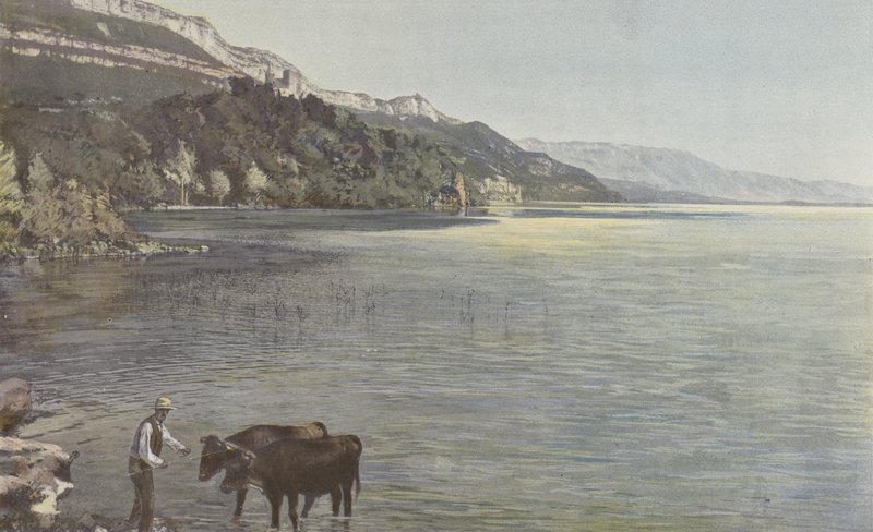 Chindrieux, Castelo Chatillon e Lago Bourget de French Photographer