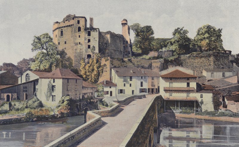 Ruínas de Clisson, Old Bridge e Castle de French Photographer