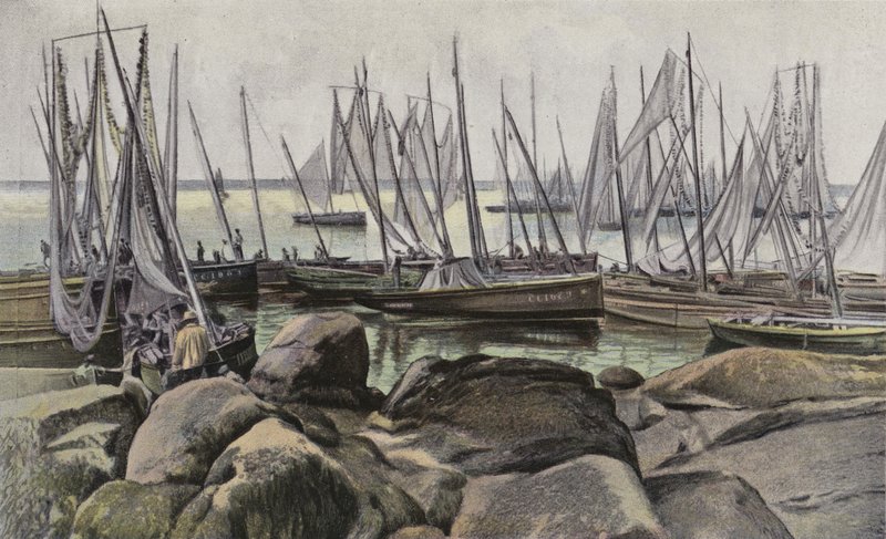Concarneau, Barcos de pesca para sardinhas de French Photographer