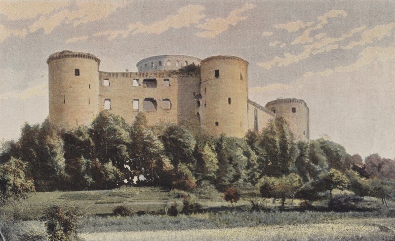 Coucy-le-Chateau, Castelo Coucy, Vista geral de French Photographer