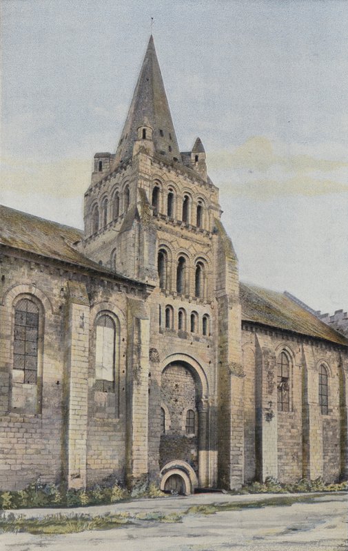 Cunault, Eglise, Fachada N de French Photographer