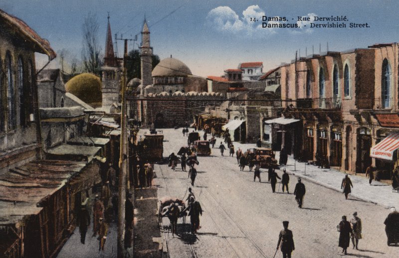 Damasco, rua Derwishieh de French Photographer