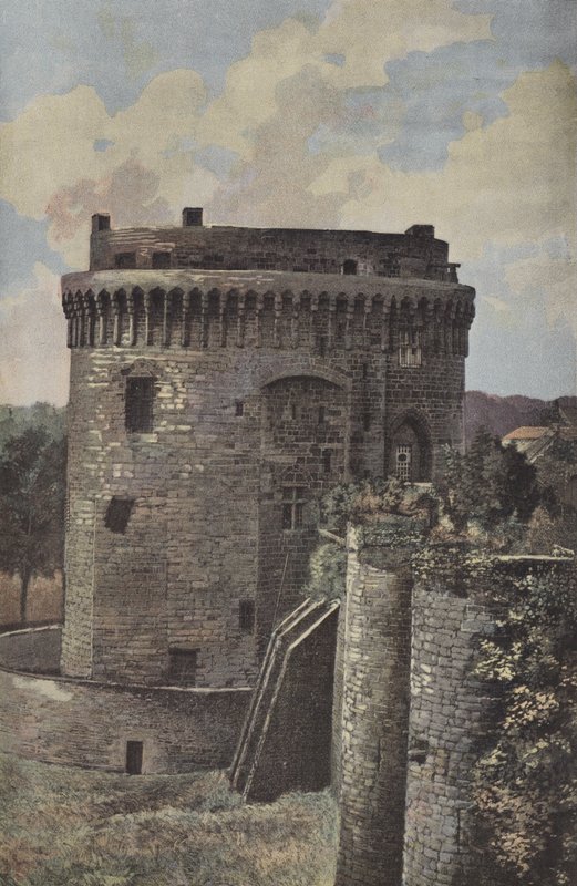 Dinan, antigo castelo dos duques da Bretanha (prisão) de French Photographer