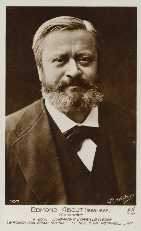 Edmond About (1828-1885), romancista francês de French Photographer