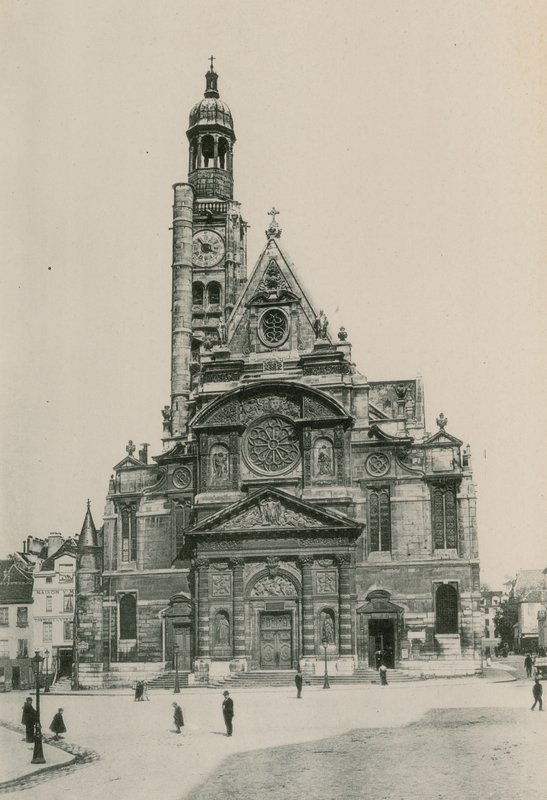 Igreja de Santo Estêvão do Monte, Igreja de St. Etienne du Mont (fotogravura) de French Photographer