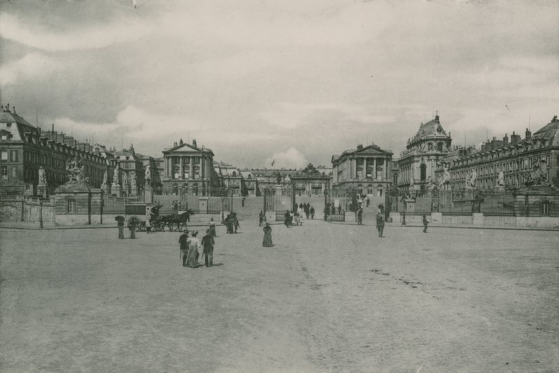 Fachada principale, Vista frontal (fotogravura) de French Photographer
