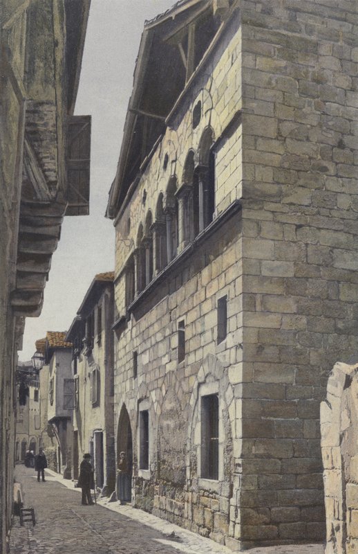 Figeac, casa do XIIIth S (rua de Hortabadial) de French Photographer