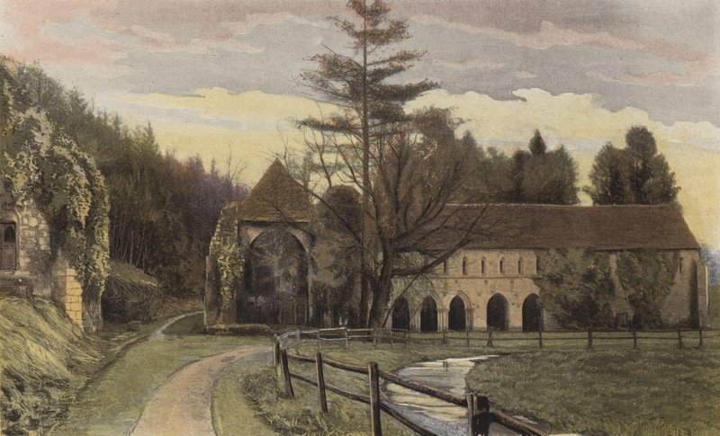 Fontaine-Guerard, antiga abadia (juntos) de French Photographer