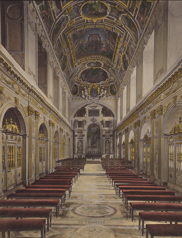 Fontainebleau: A Capela (fotografia a cores) de French Photographer