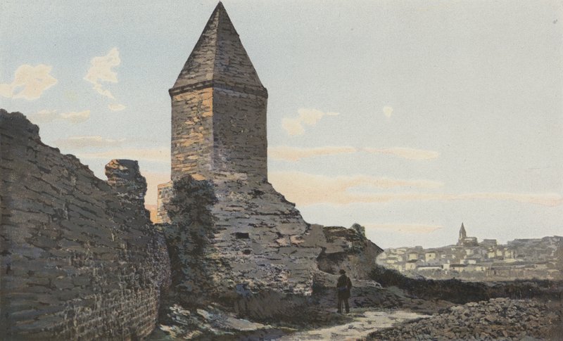 Frejus, Roman Ramparts (Lanterna, chamada dAuguste) e General View de French Photographer