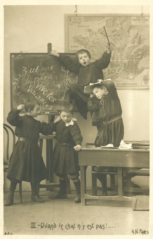 Crianças francesas em idade escolar, Vive Les Vacances de French Photographer