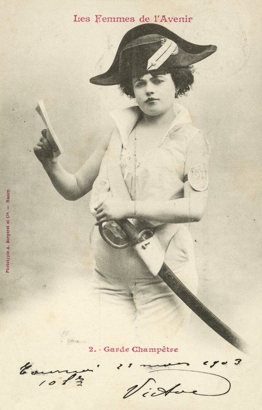 Garde Champetre, mulher do futuro de French Photographer