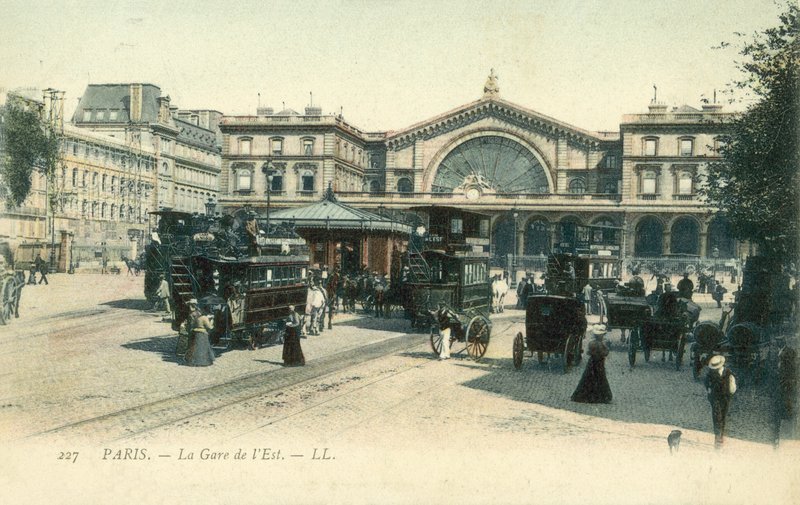 Gare de Paris-Est, Paris (foto a cores) de French Photographer