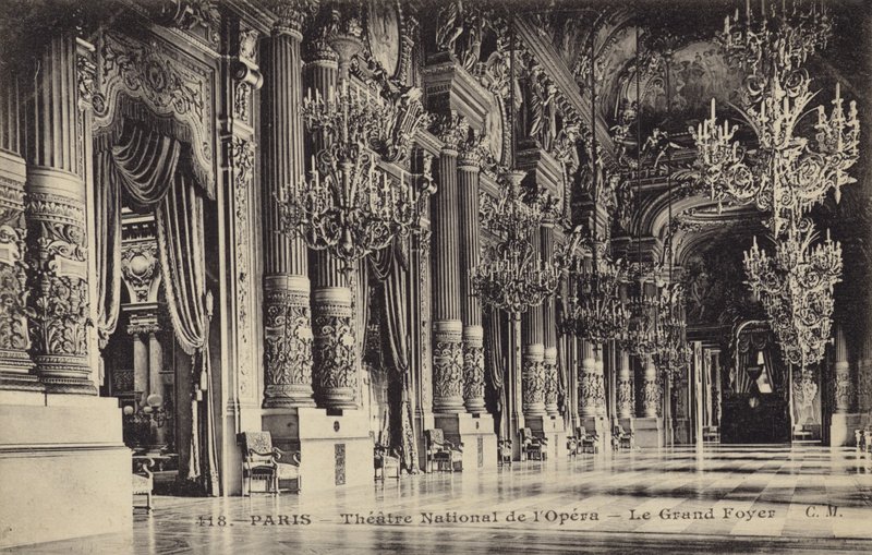 Grande foyer do Teatro Nacional de Opera, Paris de French Photographer
