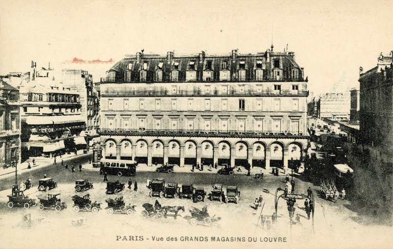 Lojas de departamento Louvre department store, Paris de French Photographer