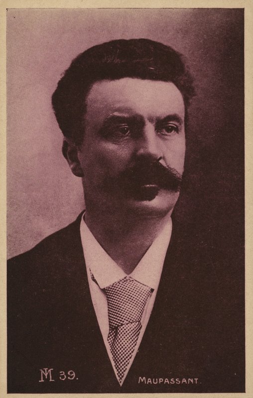 Guy de Maupassant (1850-1893), escritor francês de contos, romancista e poeta de French Photographer