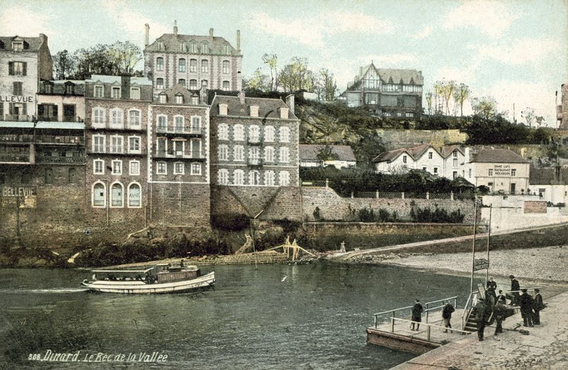 Harbour, Dinard (foto a cores) de French Photographer