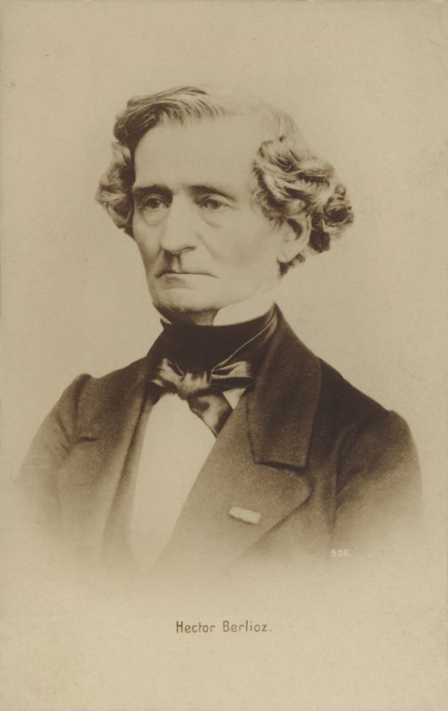 Hector Berlioz, compositor romântico francês (1803-1869) de French Photographer
