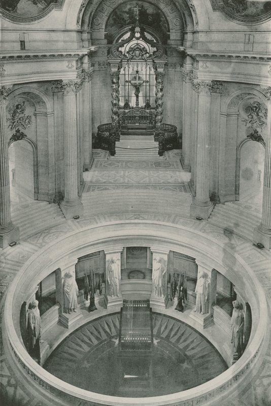 Hotel des Invalides, Tumba de Napoleão I, Tumba de Napoleão Ist (fotogravação) de French Photographer