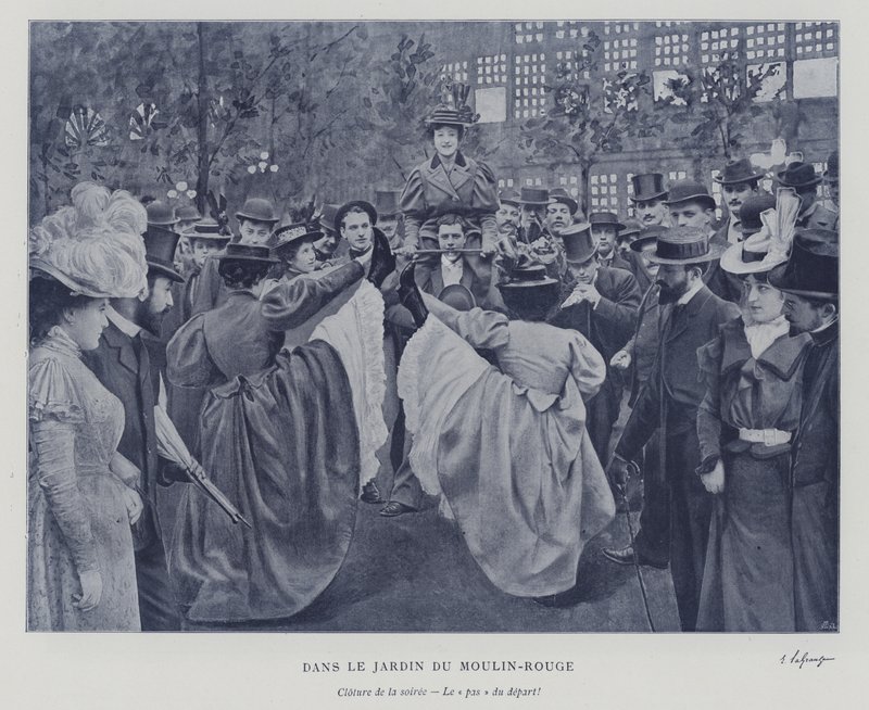 No jardim do Moulin Rouge, Paris de French Photographer
