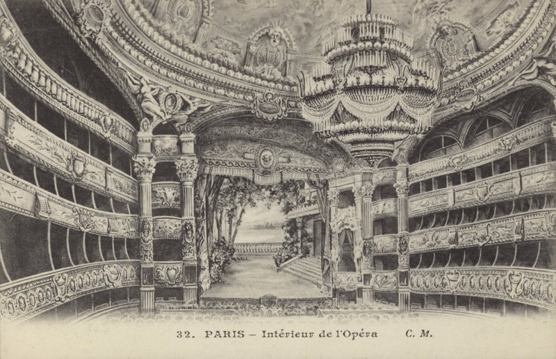Interior da Ópera, Paris de French Photographer