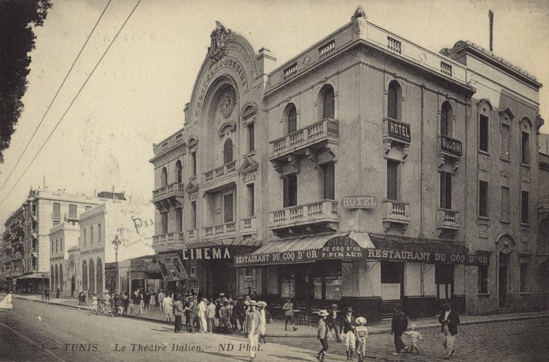 Teatro Italiano, Tunes, Tunísia de French Photographer