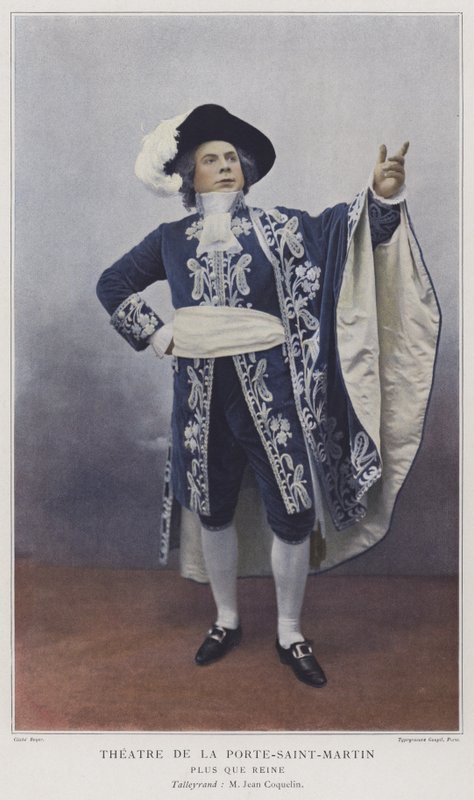Jean Coquelin como Talleyrand em mais de Rainha (foto colorida) de French Photographer