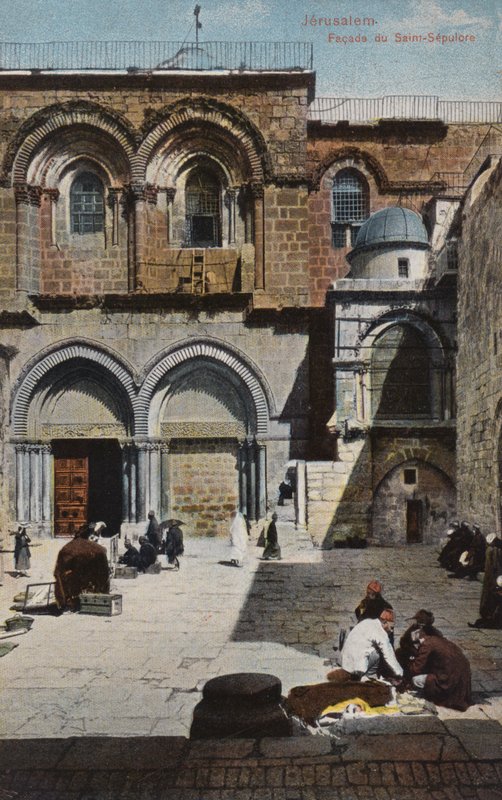 Jerusalém, fachada do Santo Sepulcro de French Photographer